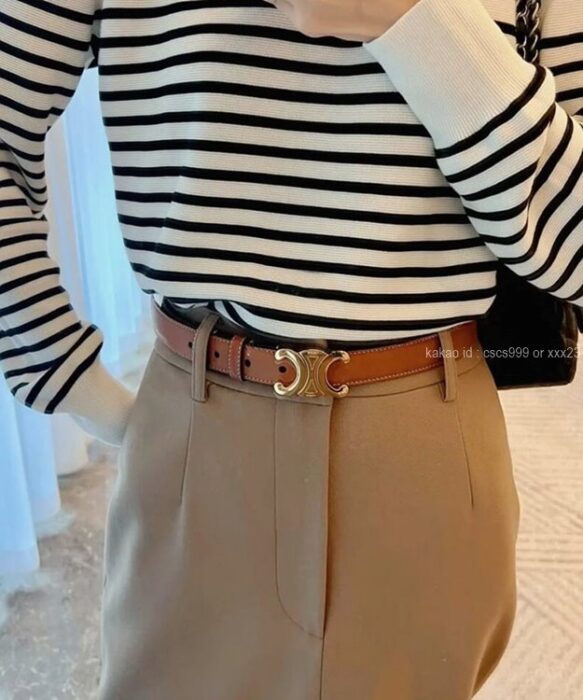 셀린느 트리오페 벨트 (4 color) 레플리카 미러급 SA급 S급 고퀄리티 트리옹프 허리띠 최상급 하이엔드 [여성] - best 34