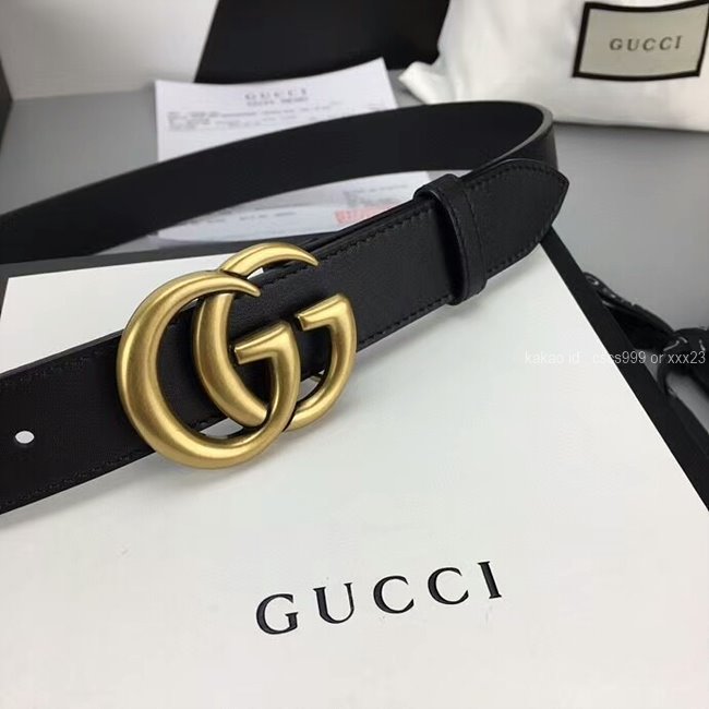 구찌 마몬트 (4 size) 벨트 레플리카 미러급 SA급 S급 고퀄리티 더블G버클 가죽 허리띠 최상급 하이엔드 [남성여성공용] - best 4