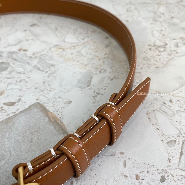 셀린느 트리오페 벨트 브라운 레플리카 미러급 SA급 S급 고퀄리티 최상급 하이엔드 허리띠 [여성] 5