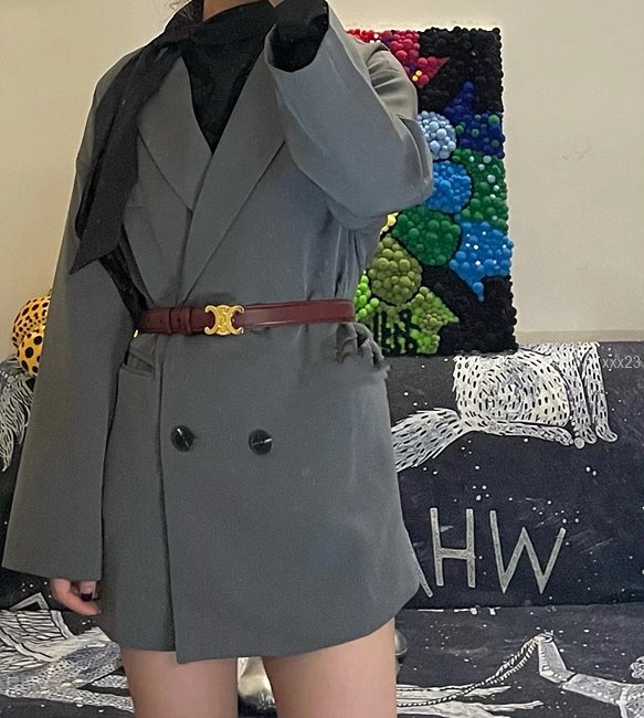 셀린느 트리오페 벨트 브라운 레플리카 미러급 SA급 S급 고퀄리티 최상급 하이엔드 허리띠 [여성] 8