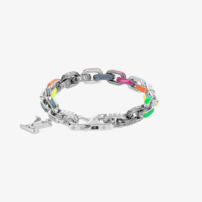 루이비통 파라다이스 체인 레인보우 팔찌 MP3334 레플리카 미러급 SA급 S급 고퀄리티  [남성] 2