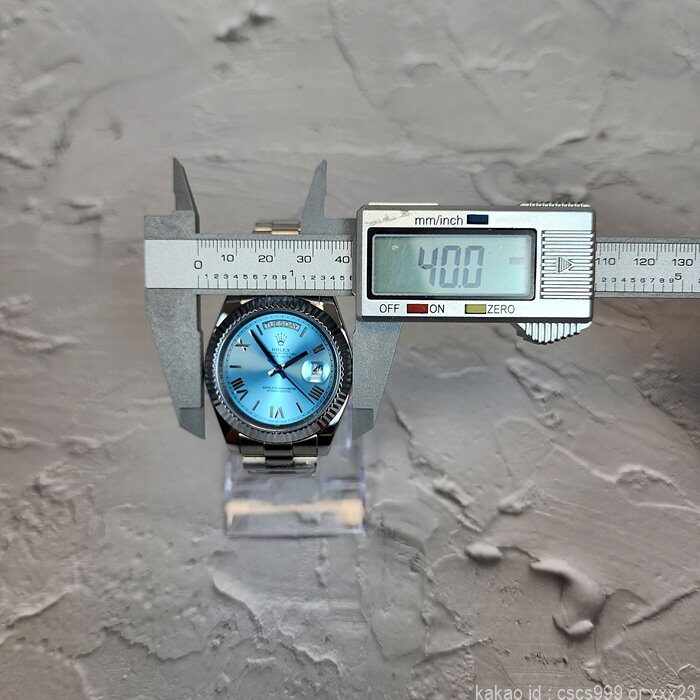 로렉스 데이데이트 아이스블루다이얼 레플리카 미러급 SA급 S급 고퀄리티 시계 [남성] - best 8