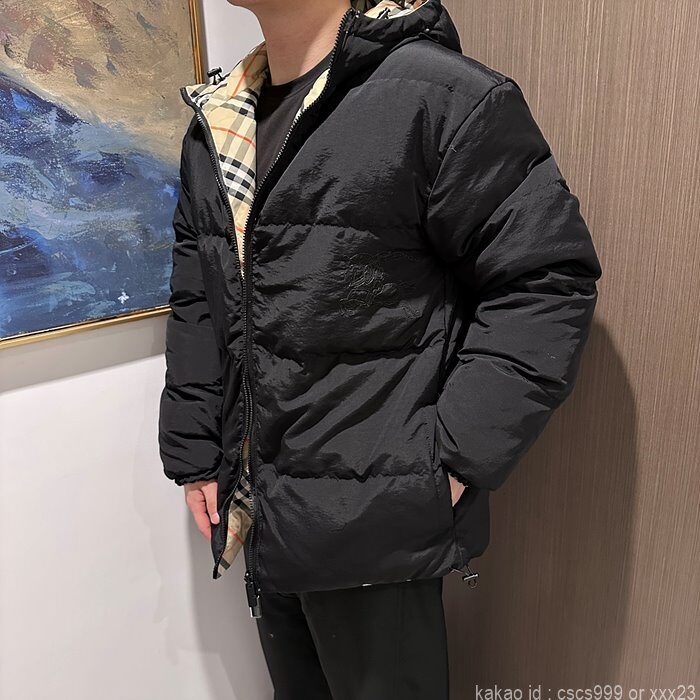 버버리 양면 패딩 레플리카 미러급 SA급 S급 고퀄리티 의류 후드 점퍼 [남성여성공용] - best 7