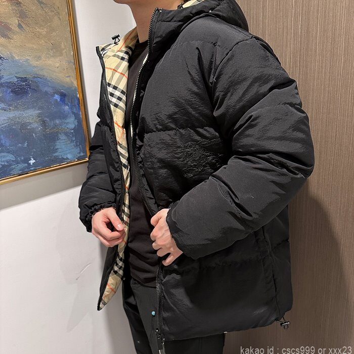 버버리 양면 패딩 레플리카 미러급 SA급 S급 고퀄리티 의류 후드 점퍼 [남성여성공용] - best 10