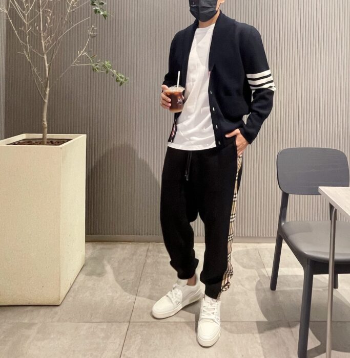 톰브라운 사선 메리노울 숄카라 가디건 레플리카 미러급 SA급 S급 고퀄리티 하이엔드 최상급 의류 [여성] - thebest 8