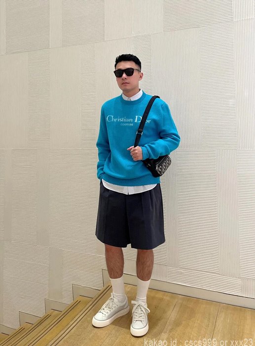 디올 니트 (2 color) 레플리카 미러급 SA급 S급 고퀄리티 의류 긴팔 라운드 [남성여성공용] - best 5