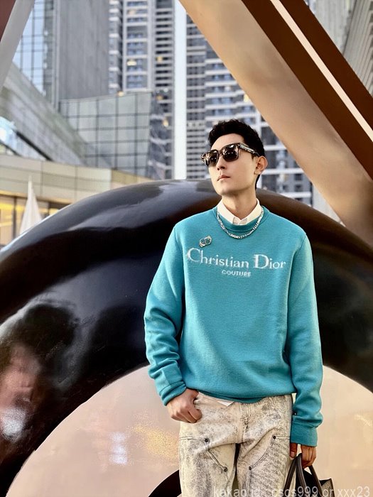 디올 니트 (2 color) 레플리카 미러급 SA급 S급 고퀄리티 의류 긴팔 라운드 [남성여성공용] - best 6