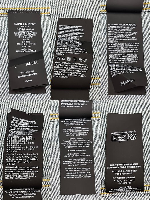 생로랑 청남방 레플리카 미러급 SA급 S급 고퀄리티 의류 [남성여성공용] 최상급 하이엔드 - best 13