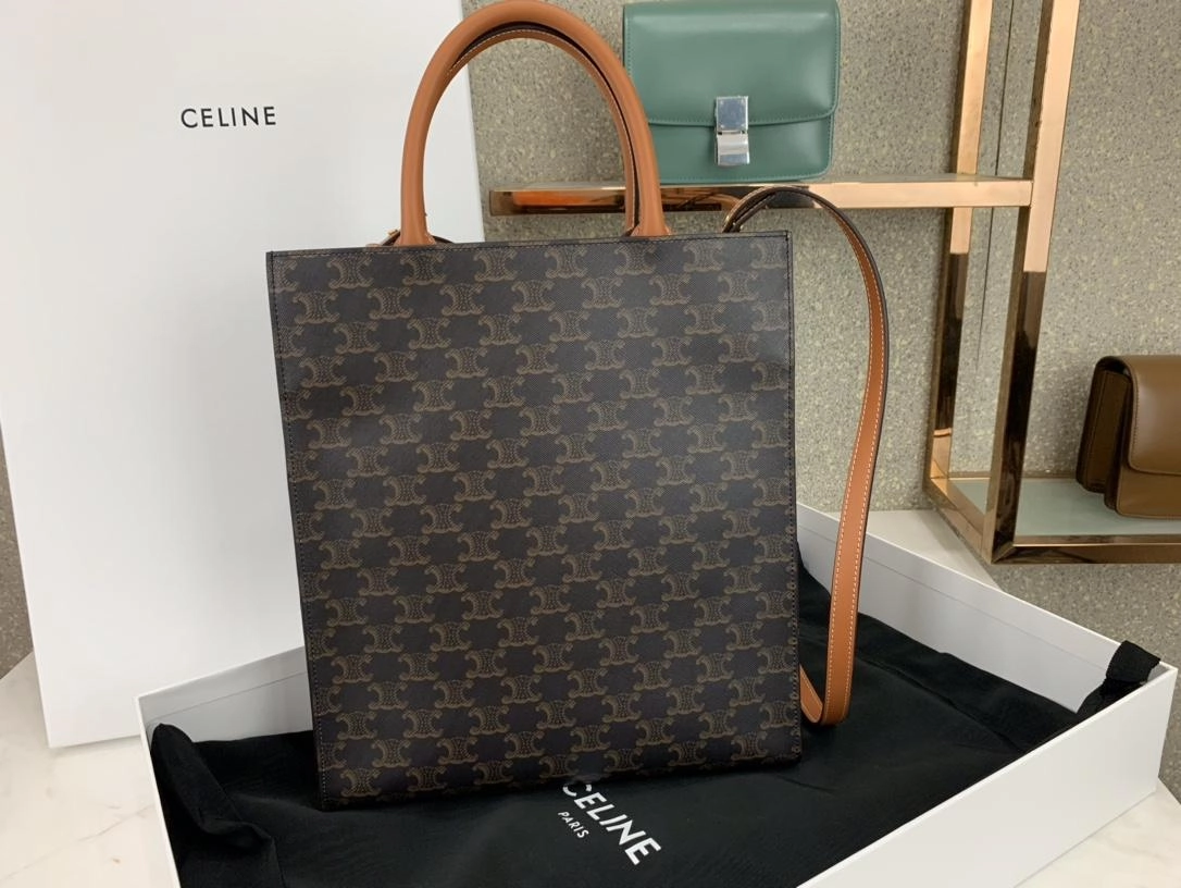 셀린느 트리옹프 캔버스 스몰 버티컬 카바스 백 레플리카 미러급 SA급 S급 고퀄리티 가방 토트백 크로스백 best [남성여성공용] 9