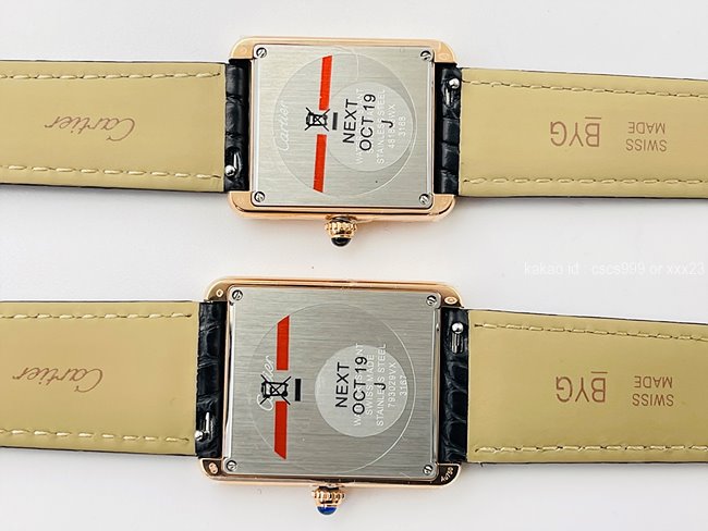 까르띠에 탱크 (3 size) 머스트 솔로 시계 레플리카 미러급 SA급 S급 고퀄리티 최상급 하이엔드 워치 [남성여성공용] 11