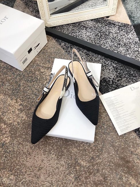 디올 (3 size) 슬링백 패브릭 구두 블랙 레플리카 미러급 SA급 S급 고퀄리티 최상급 하이엔드 신발 [여성] 6