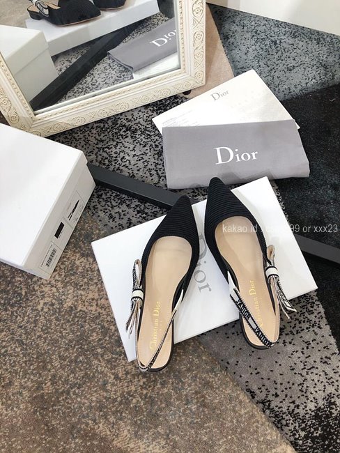 디올 (3 size) 슬링백 패브릭 구두 블랙 레플리카 미러급 SA급 S급 고퀄리티 최상급 하이엔드 신발 [여성] 8