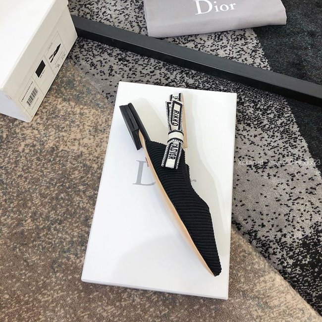 디올 (3 size) 슬링백 패브릭 구두 블랙 레플리카 미러급 SA급 S급 고퀄리티 최상급 하이엔드 신발 [여성] 10