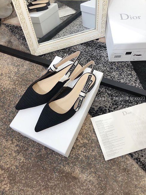 디올 (3 size) 슬링백 패브릭 구두 블랙 레플리카 미러급 SA급 S급 고퀄리티 최상급 하이엔드 신발 [여성] 11
