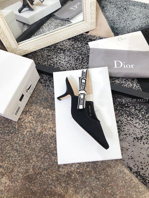 디올 (3 size) 슬링백 패브릭 구두 블랙 레플리카 미러급 SA급 S급 고퀄리티 최상급 하이엔드 신발 [여성] 19