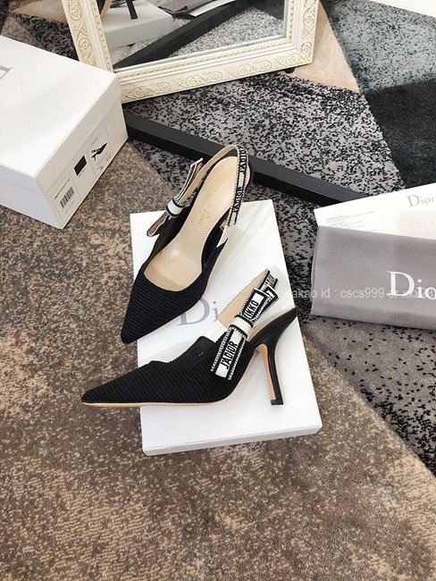 디올 (3 size) 슬링백 패브릭 구두 블랙 레플리카 미러급 SA급 S급 고퀄리티 최상급 하이엔드 신발 [여성] 27