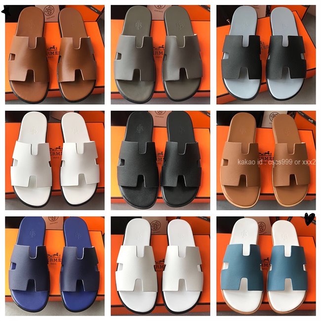 에르메스 이즈미르 슬리퍼 (Multi-color) 레플리카 미러급 SA급 S급 고퀄리티 최상급 하이엔드 신발 [남성] 34