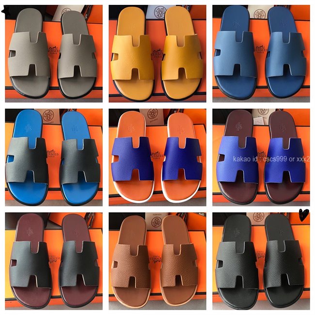 에르메스 이즈미르 슬리퍼 (Multi-color) 레플리카 미러급 SA급 S급 고퀄리티 최상급 하이엔드 신발 [남성] 39