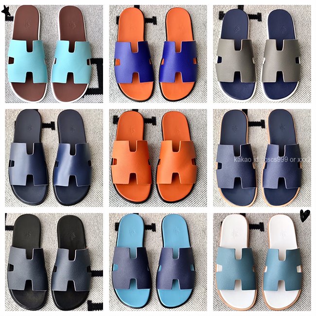 에르메스 이즈미르 슬리퍼 (Multi-color) 레플리카 미러급 SA급 S급 고퀄리티 최상급 하이엔드 신발 [남성] 48