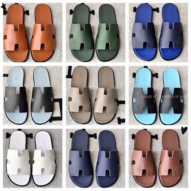 에르메스 이즈미르 슬리퍼 (Multi-color) 레플리카 미러급 SA급 S급 고퀄리티 최상급 하이엔드 신발 [남성] 49