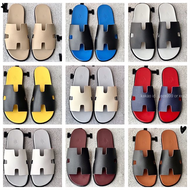 에르메스 이즈미르 슬리퍼 (Multi-color) 레플리카 미러급 SA급 S급 고퀄리티 최상급 하이엔드 신발 [남성] 50