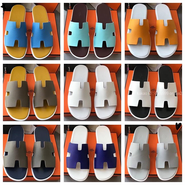 에르메스 이즈미르 슬리퍼 (Multi-color) 레플리카 미러급 SA급 S급 고퀄리티 최상급 하이엔드 신발 [남성] 54