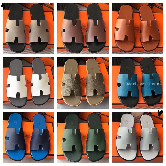 에르메스 이즈미르 슬리퍼 (Multi-color) 레플리카 미러급 SA급 S급 고퀄리티 최상급 하이엔드 신발 [남성] 55