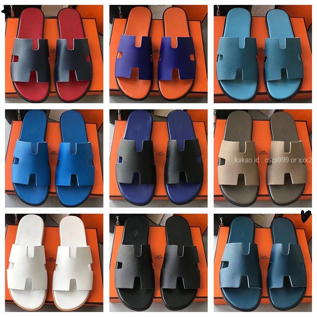 에르메스 이즈미르 슬리퍼 (Multi-color) 레플리카 미러급 SA급 S급 고퀄리티 최상급 하이엔드 신발 [남성] 56