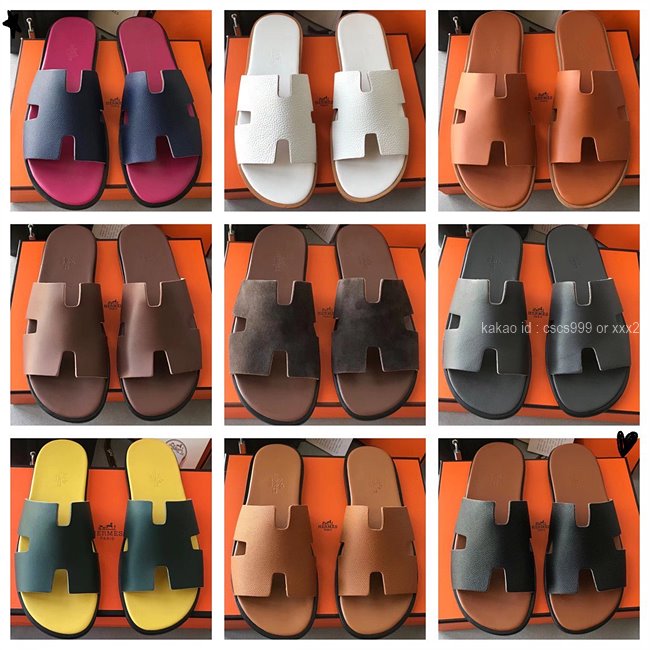 에르메스 이즈미르 슬리퍼 (Multi-color) 레플리카 미러급 SA급 S급 고퀄리티 최상급 하이엔드 신발 [남성] 57