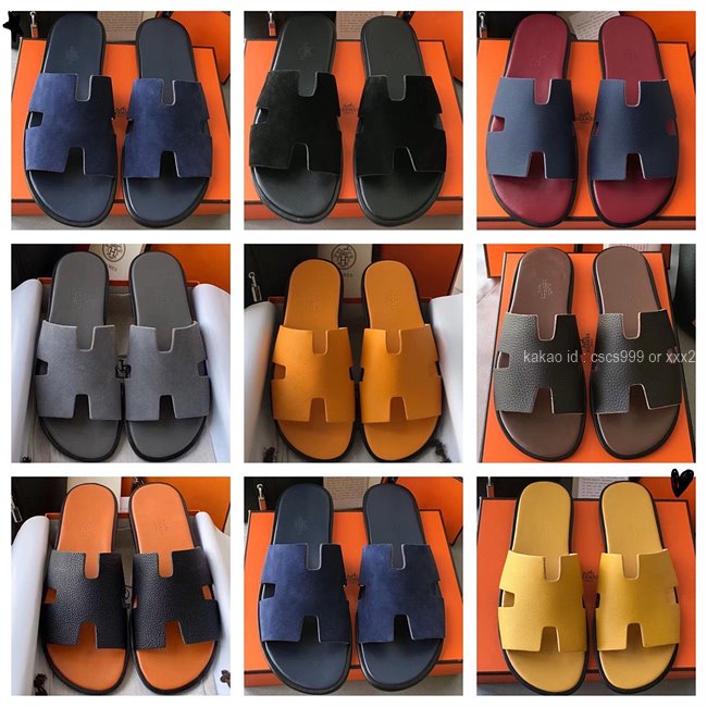 에르메스 이즈미르 슬리퍼 (Multi-color) 레플리카 미러급 SA급 S급 고퀄리티 최상급 하이엔드 신발 [남성] 59