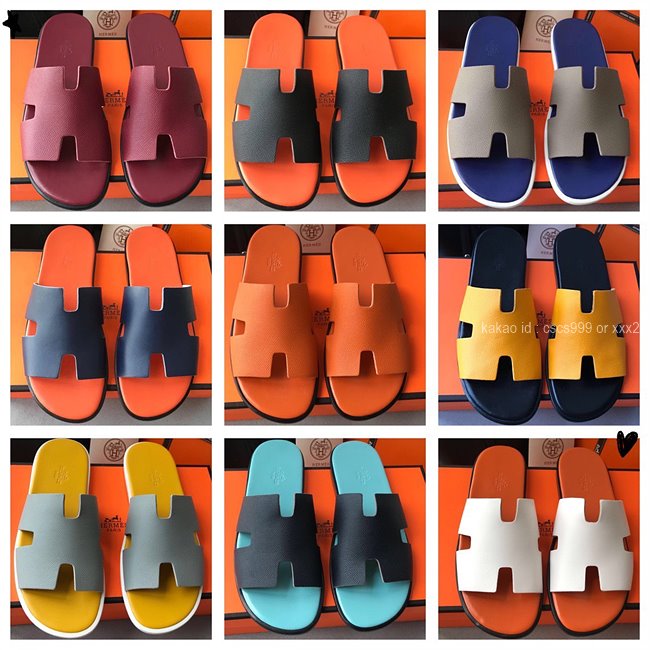 에르메스 이즈미르 슬리퍼 (Multi-color) 레플리카 미러급 SA급 S급 고퀄리티 최상급 하이엔드 신발 [남성] 62