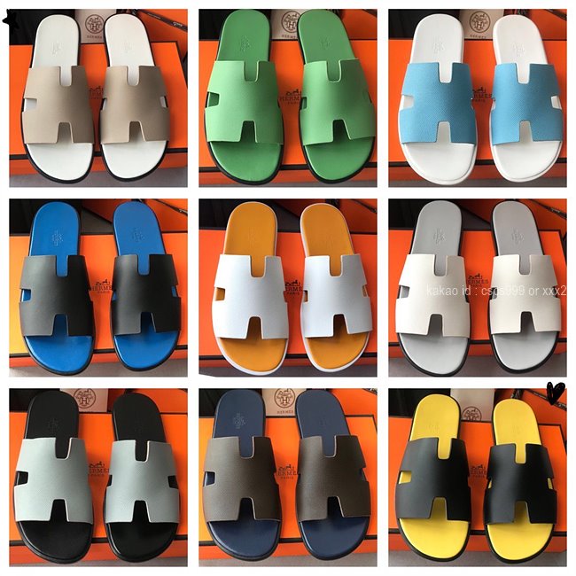 에르메스 이즈미르 슬리퍼 (Multi-color) 레플리카 미러급 SA급 S급 고퀄리티 최상급 하이엔드 신발 [남성] 64