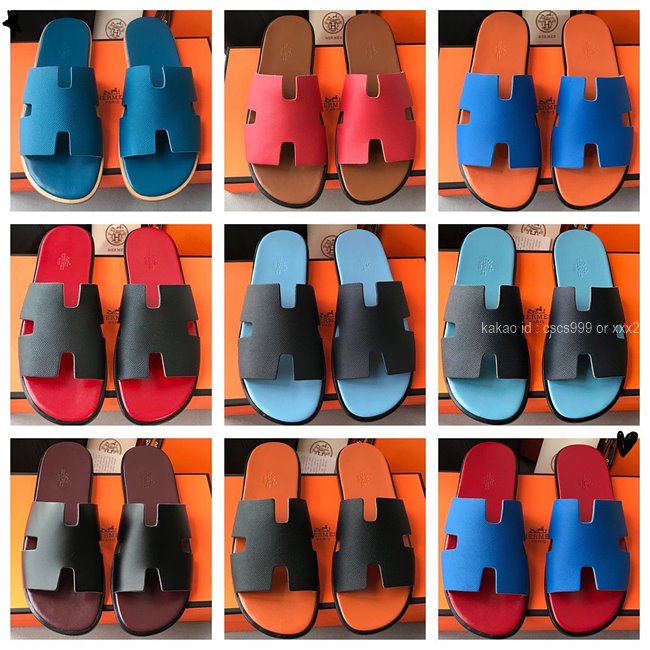 에르메스 이즈미르 슬리퍼 (Multi-color) 레플리카 미러급 SA급 S급 고퀄리티 최상급 하이엔드 신발 [남성] 67