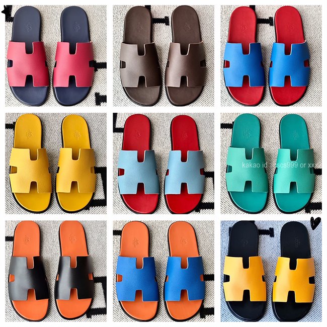 에르메스 이즈미르 슬리퍼 (Multi-color) 레플리카 미러급 SA급 S급 고퀄리티 최상급 하이엔드 신발 [남성] 81