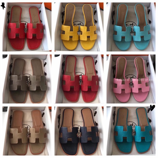 에르메스 오란 슬리퍼 (Multi-color) 레플리카 미러급 SA급 S급 고퀄리티 최상급 하이엔드 신발 [여성] 21