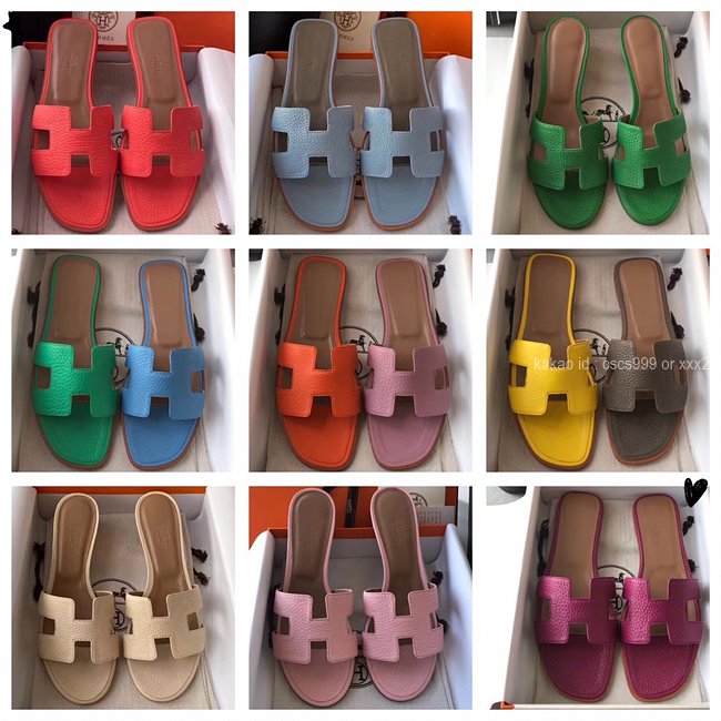 에르메스 오란 슬리퍼 (Multi-color) 레플리카 미러급 SA급 S급 고퀄리티 최상급 하이엔드 신발 [여성] 22