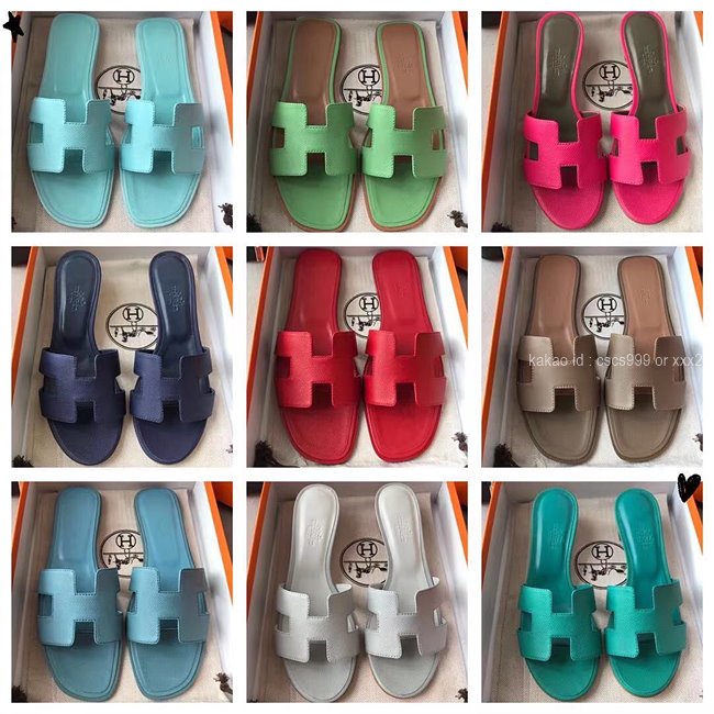 에르메스 오란 슬리퍼 (Multi-color) 레플리카 미러급 SA급 S급 고퀄리티 최상급 하이엔드 신발 [여성] 27