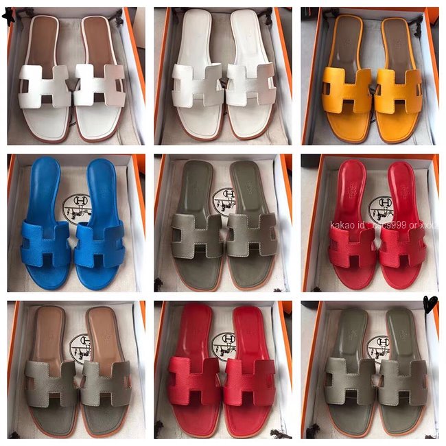 에르메스 오란 슬리퍼 (Multi-color) 레플리카 미러급 SA급 S급 고퀄리티 최상급 하이엔드 신발 [여성] 33