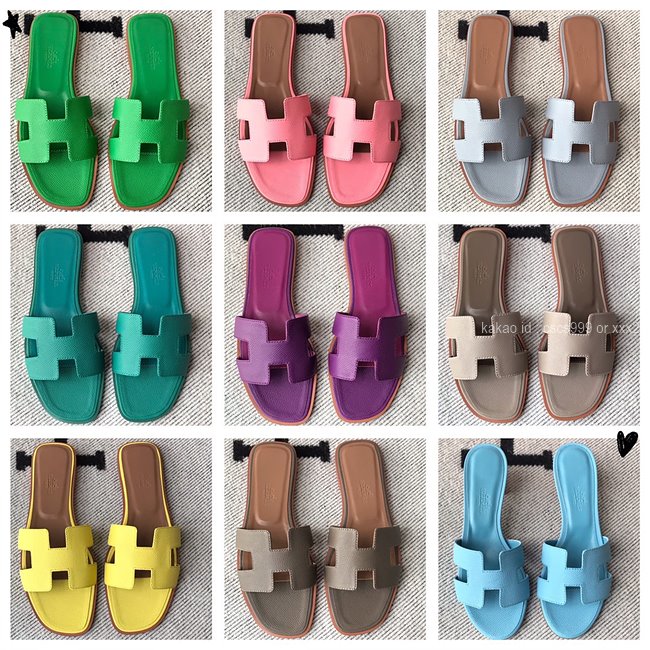 에르메스 오란 슬리퍼 (Multi-color) 레플리카 미러급 SA급 S급 고퀄리티 최상급 하이엔드 신발 [여성] 75