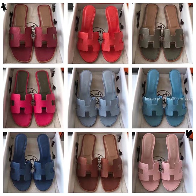 에르메스 오아시스 슬리퍼 (Multi-color) 레플리카 미러급 SA급 S급 고퀄리티 최상급 하이엔드 신발 [여성] 22