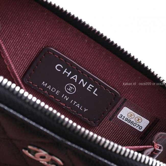 샤넬 카드지갑 캐비어 레플리카 미러급 SA급 S급 고퀄리티 최상급 하이엔드 지퍼돌이 지퍼어라운드 지갑 [여성] 4
