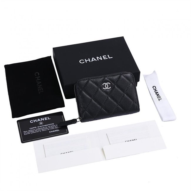 샤넬 카드지갑 캐비어 레플리카 미러급 SA급 S급 고퀄리티 최상급 하이엔드 지퍼돌이 지퍼어라운드 지갑 [여성] 3