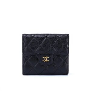 샤넬 클래식 반지갑 캐비어 블랙 금장 레플리카 미러급 SA급 S급 고퀄리티 최상급 하이엔드 지갑 [여성]