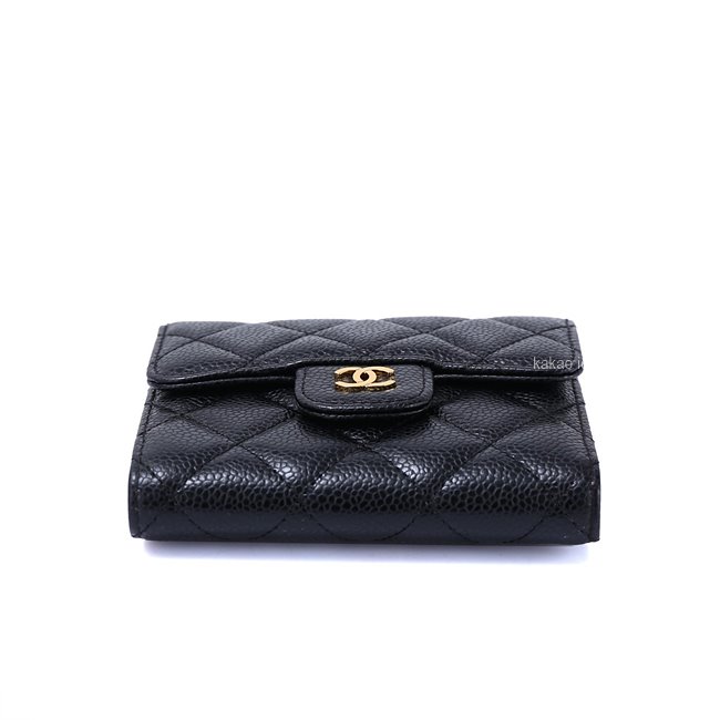샤넬 클래식 반지갑 캐비어 블랙 금장 레플리카 미러급 SA급 S급 고퀄리티 최상급 하이엔드 지갑 [여성] 5