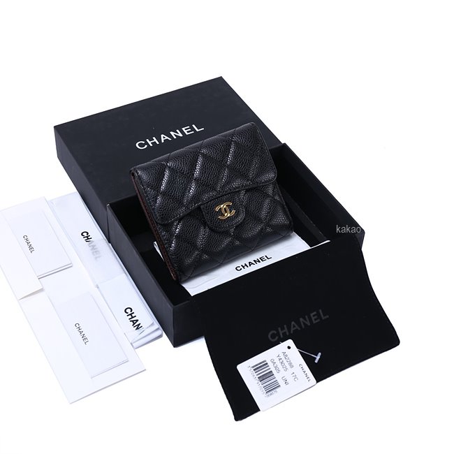 샤넬 클래식 반지갑 캐비어 블랙 금장 레플리카 미러급 SA급 S급 고퀄리티 최상급 하이엔드 지갑 [여성] 17