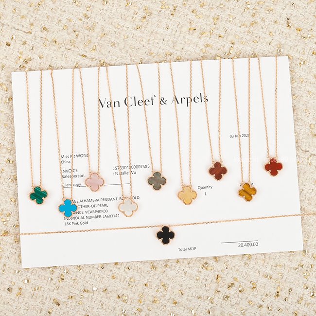 반클리프 앤 아펠 알함브라 목걸이 (9 color) 레플리카 미러급 SA급 S급 고퀄리티 최상급 하이엔드 반클리프앤아펠 악세사리 [여성] 7