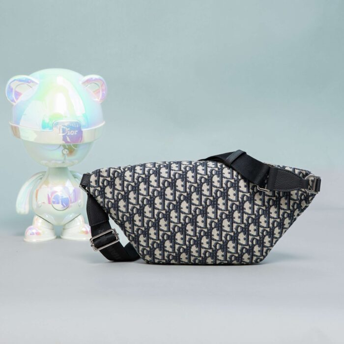 디올 새들 벨트 백 오블리크 자카드 그레인드 카프스킨 베이지 블랙 레플리카 미러급 SA급 S급 고퀄리티 최상급 하이엔드 가방 [남성여성공용] - best 2