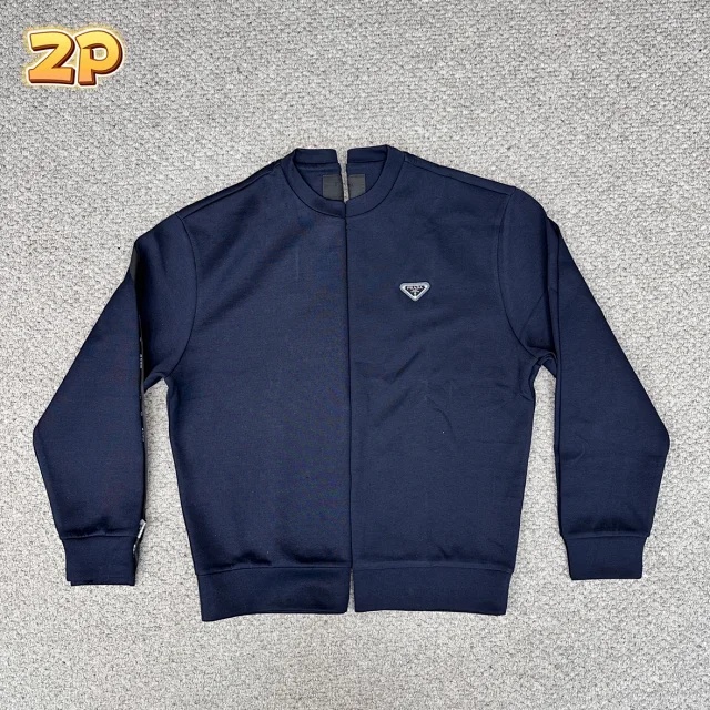 프라다 에어 코튼 맨투맨 네이비 레플리카 미러급 SA급 S급 고퀄리티 하이엔드 최상급 의류 [남성여성공용] 4