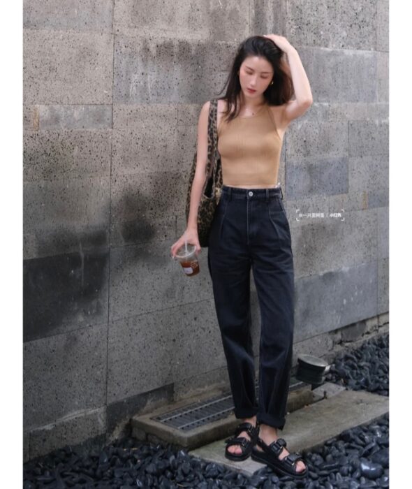 샤넬 레플리카 에폭시 CC코인 벨크로 샌들 [블랙] 25