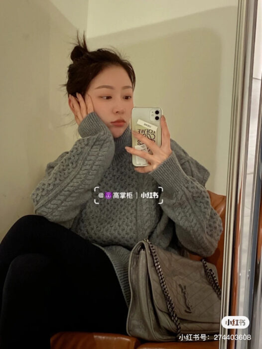 입생로랑 레플리카 니키 미디엄 빈티지 숄더백 6331580EN041000 13